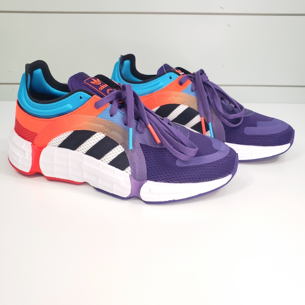 Sz 5 Youth Adidas Sonkei J FV2540 Kids Unisex Running Multicolor Sneakers shoes - Picture 1 of 11